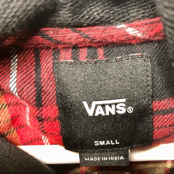 📌SOLD Kids Vans Red Flannel Shirt - Picture 8 of 13